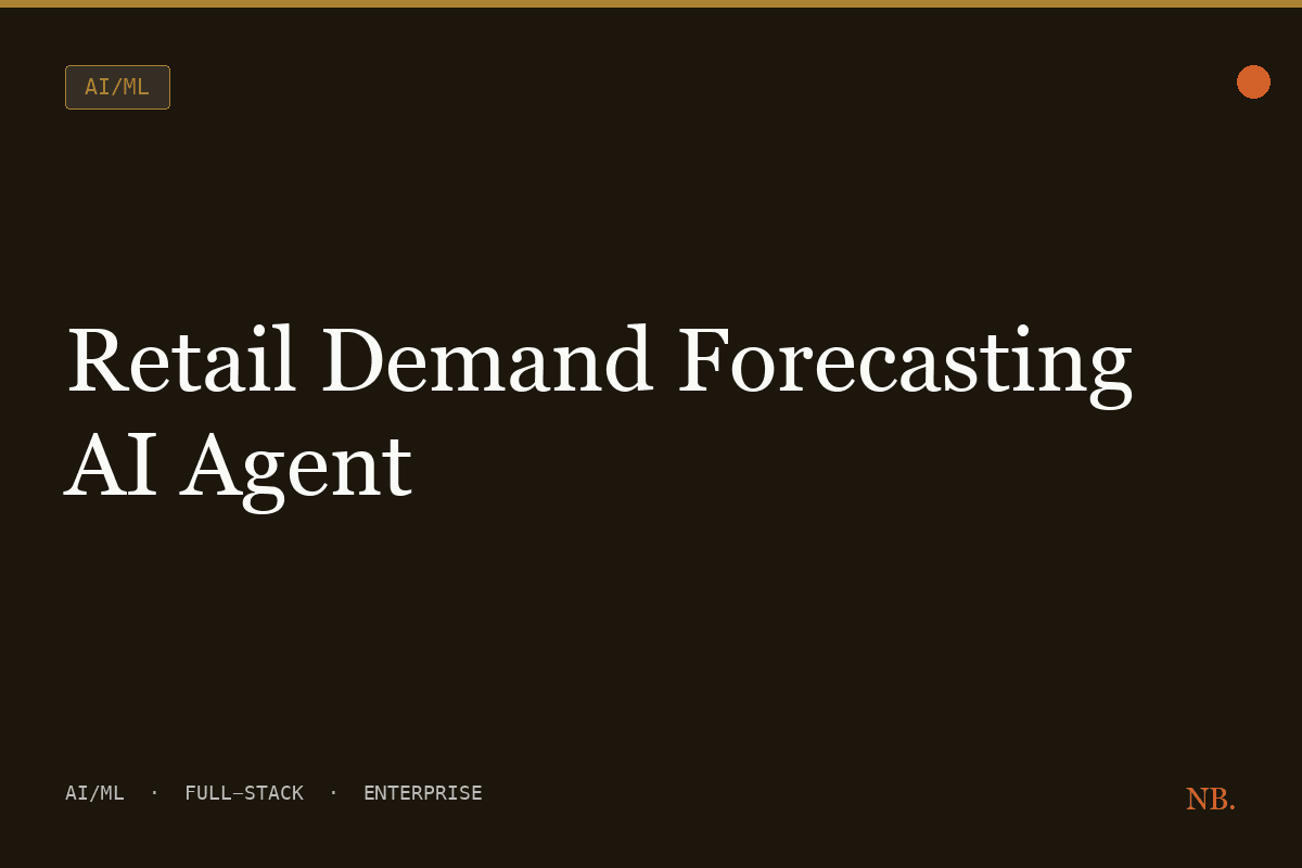 Retail Demand Forecasting AI Agent