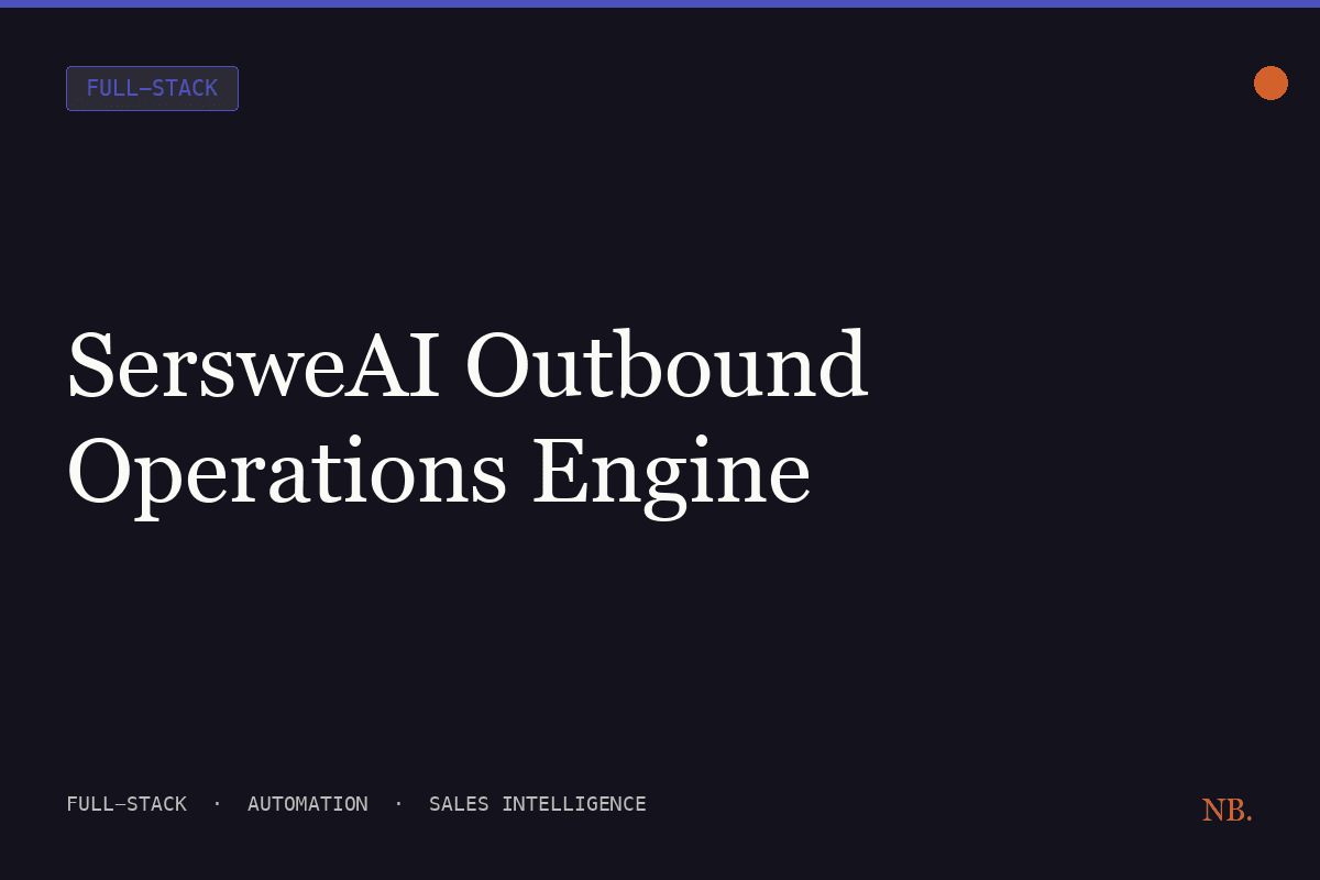 SersweAI Outbound Operations Engine